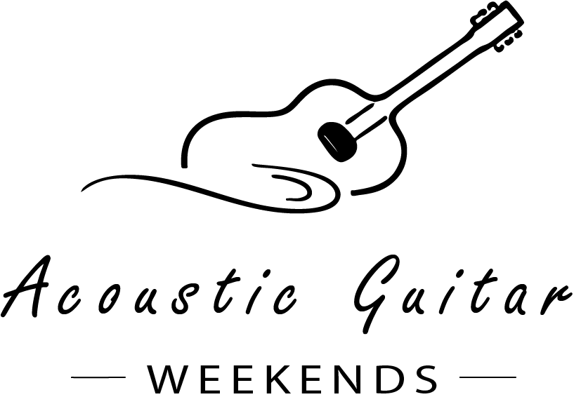 Acoustic Guitar Weekends watermark logo